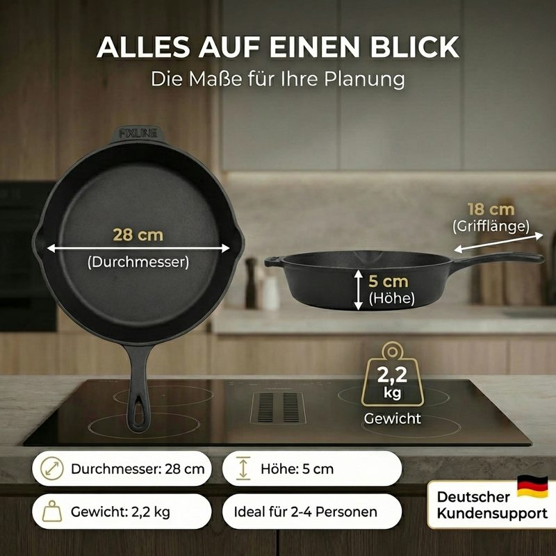 FIXLINE® Gusseisenpfanne kaufen
